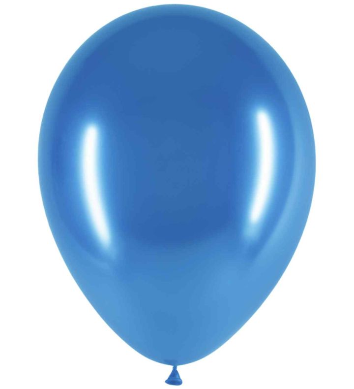 11" Decotex Chromium Blue 18 Latex Balloons 25ct