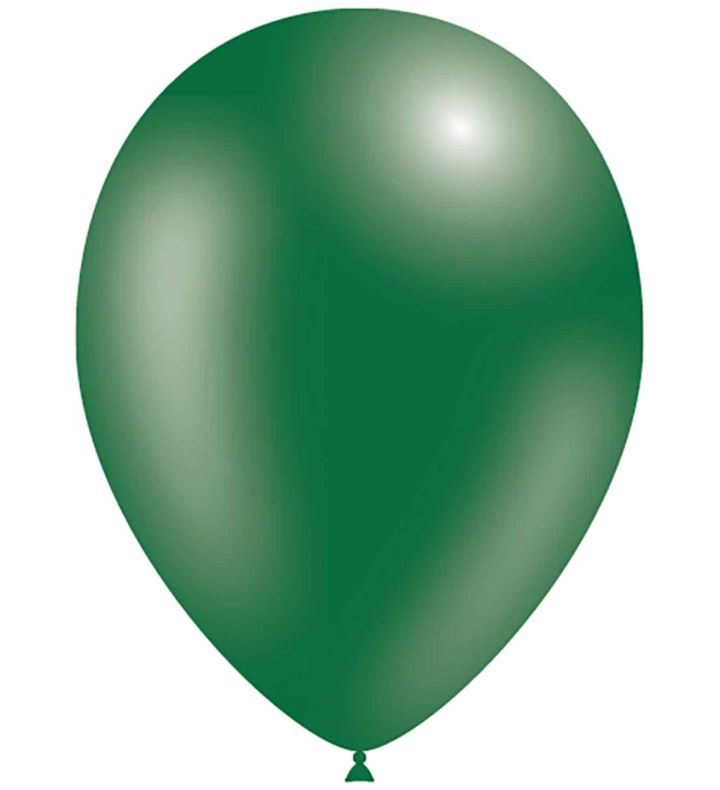11" Decotex Fashion Solid Forest Green 84 Latex Balloons 50ct