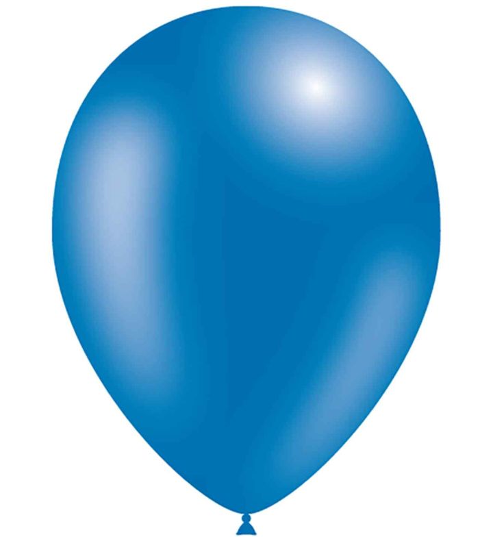 11" Decotex Fashion Solid Blue 85 latex Balloons 50ct