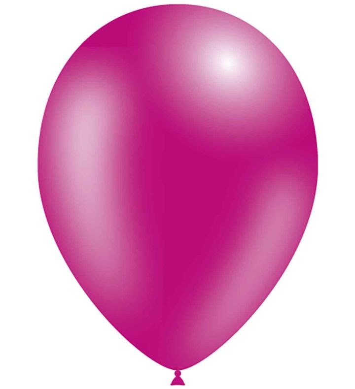 11" Decotex Fashion Solid Fuchsia 28 Latex Balloons 50ct