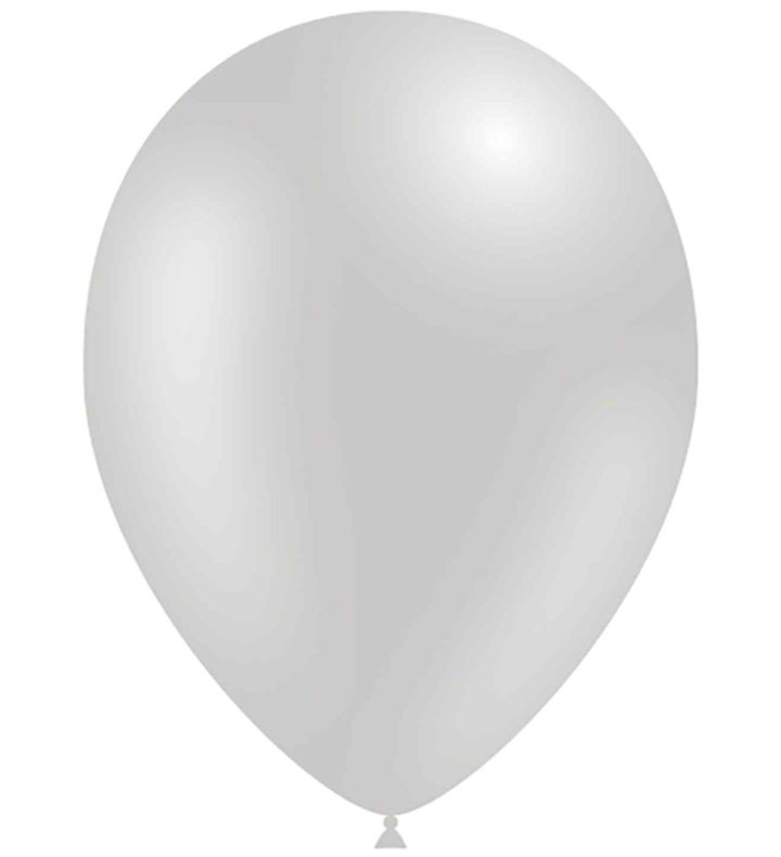 11" Decotex Fashion Solid Grey 81 Latex Balloons 50ct