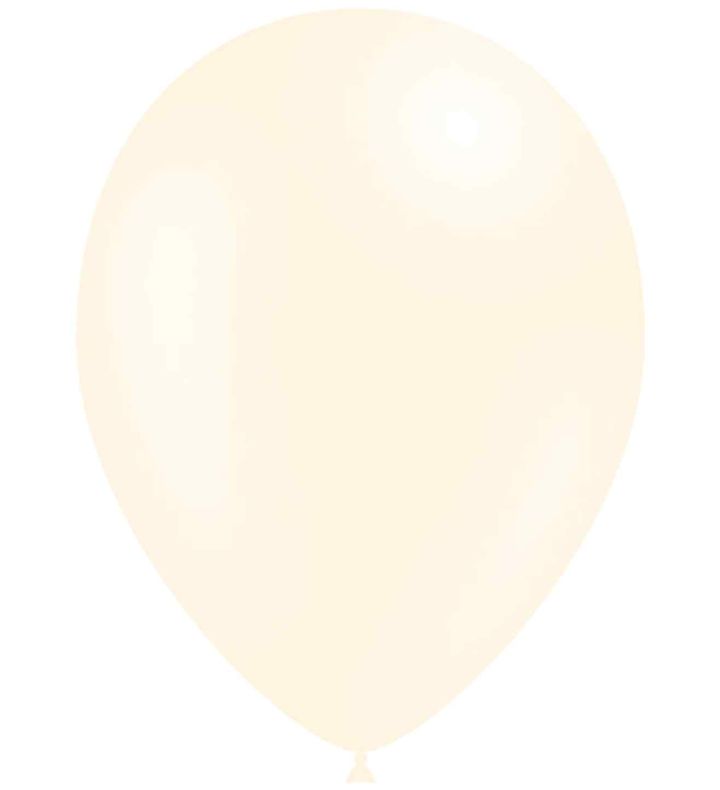 11" Decotex Fashion Solid Ivory 61 Latex Balloons 50ct