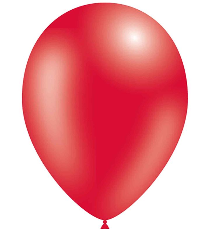 11" Decotex Fashion Solid Red 16 Latex Balloons 50ct