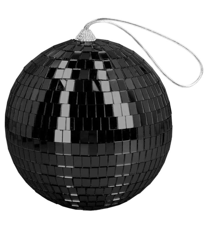 15cm Disco Ball Black