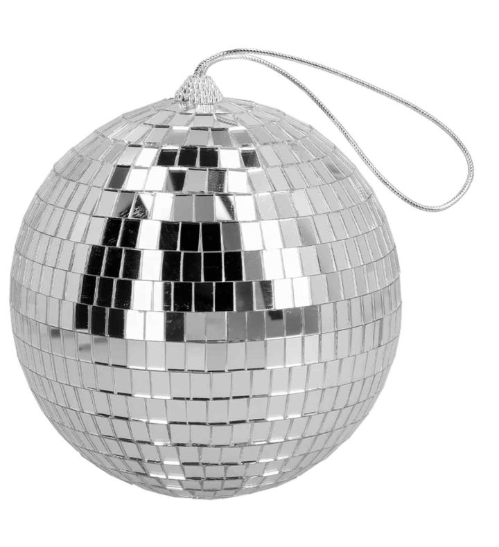 Disco Ball Silver 15cm dia