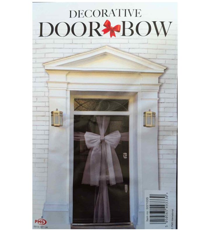 PMS Luxury DIY Door Bow Silver