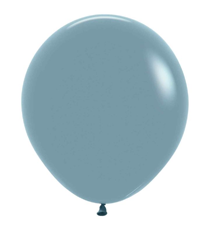 18" Sempertex Pastel Dusk Blue 140 Latex Balloons 25ct