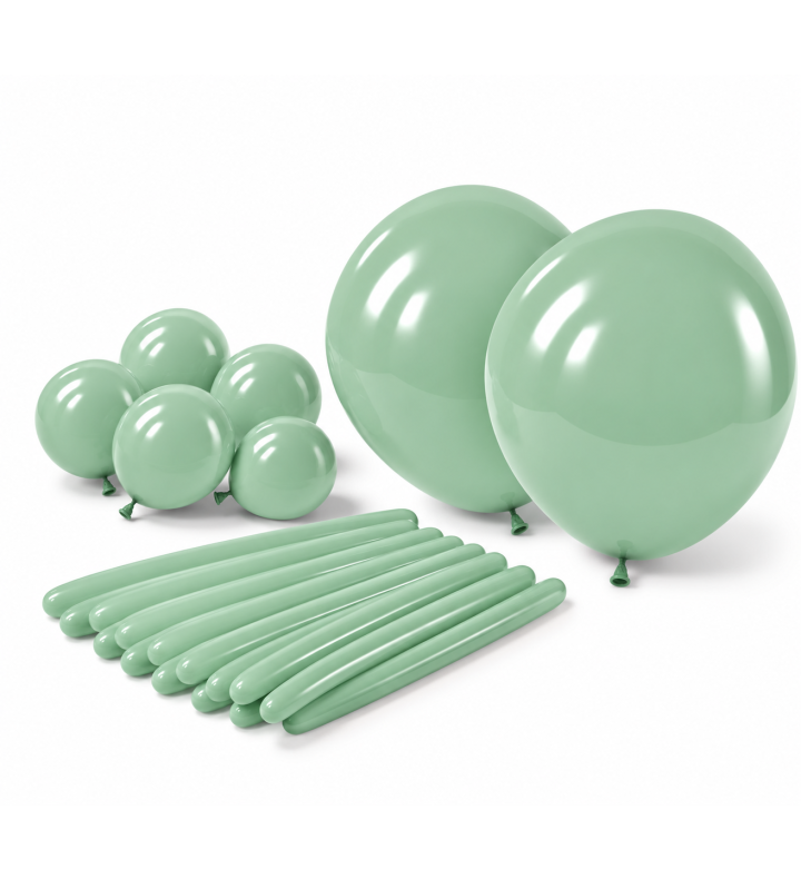 Sempertex Pastel Dusk Green Tea 126 All Sizes Latex Balloons