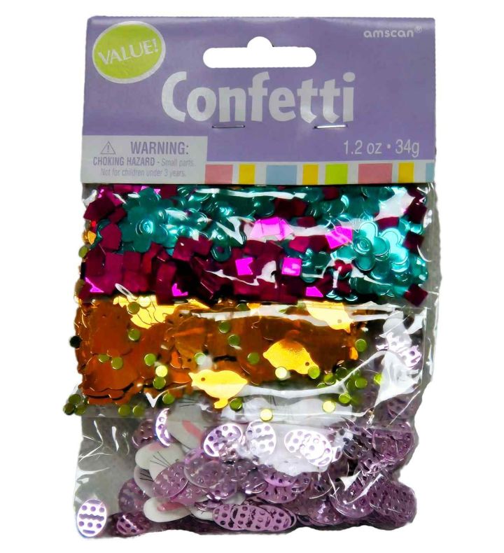 Easter Confetti foil shapes 34g