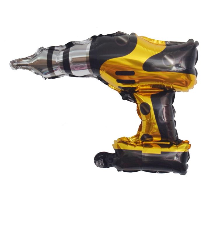 Electric Drill Shape Foil Balloon 44 x 47cm