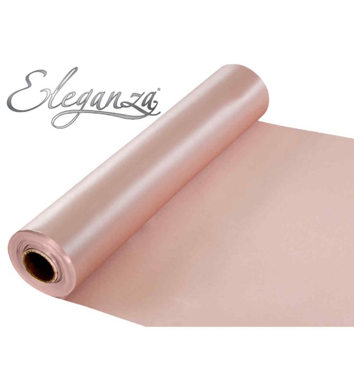 Eleganza Satin Fabric Rose Gold - 29cm x 20m