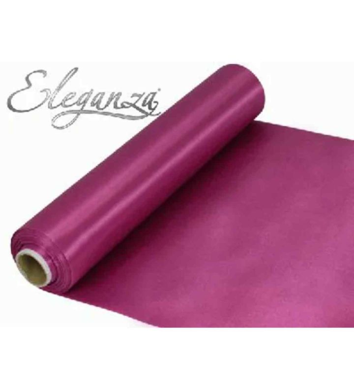 Eleganza Satin Fabric Rose Pink - 29cm x 20m