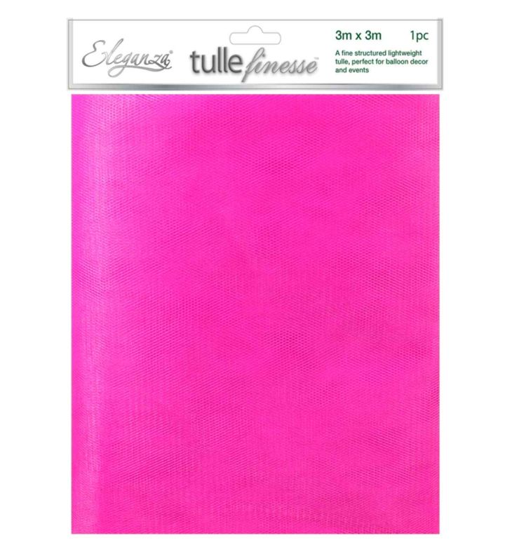 Eleganza Tulle 3m x 3m Fuchsia