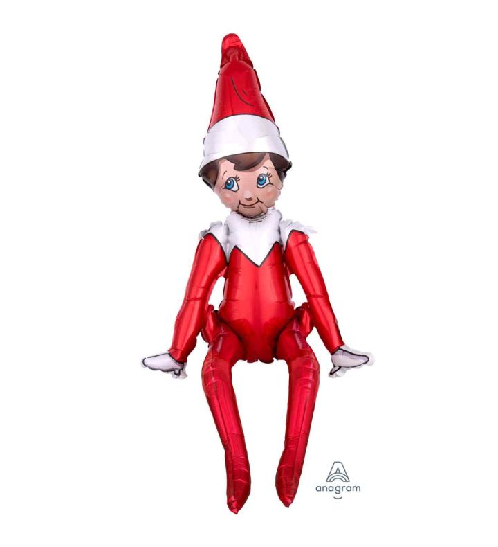 29" Sitting The Elf on the Shelf Foil Multi Balloon