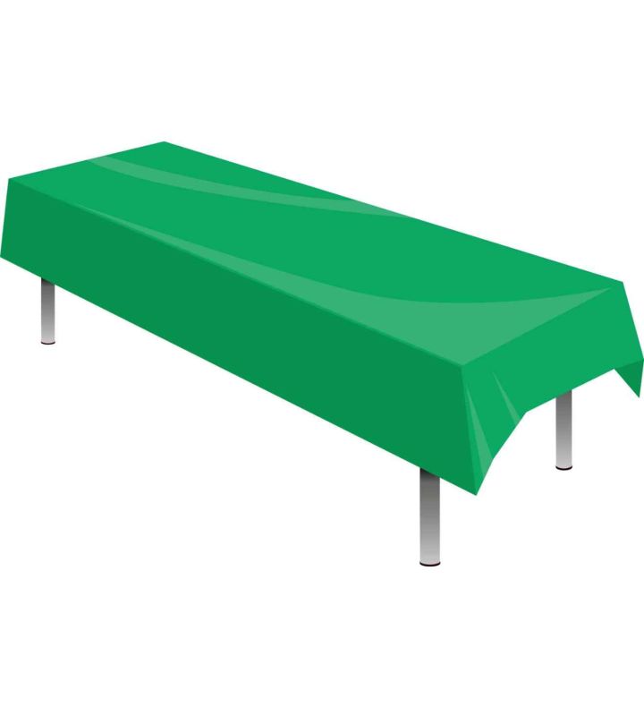 Table Cover PlasticEmerald Green Oaktree 1.37m x 2.74m
