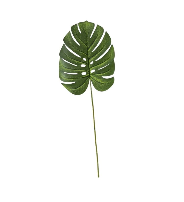 Essential Monstera Leaf Varigated Green 71cm
