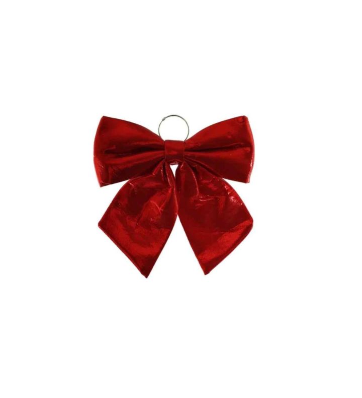 Red Satin Bow 34cm