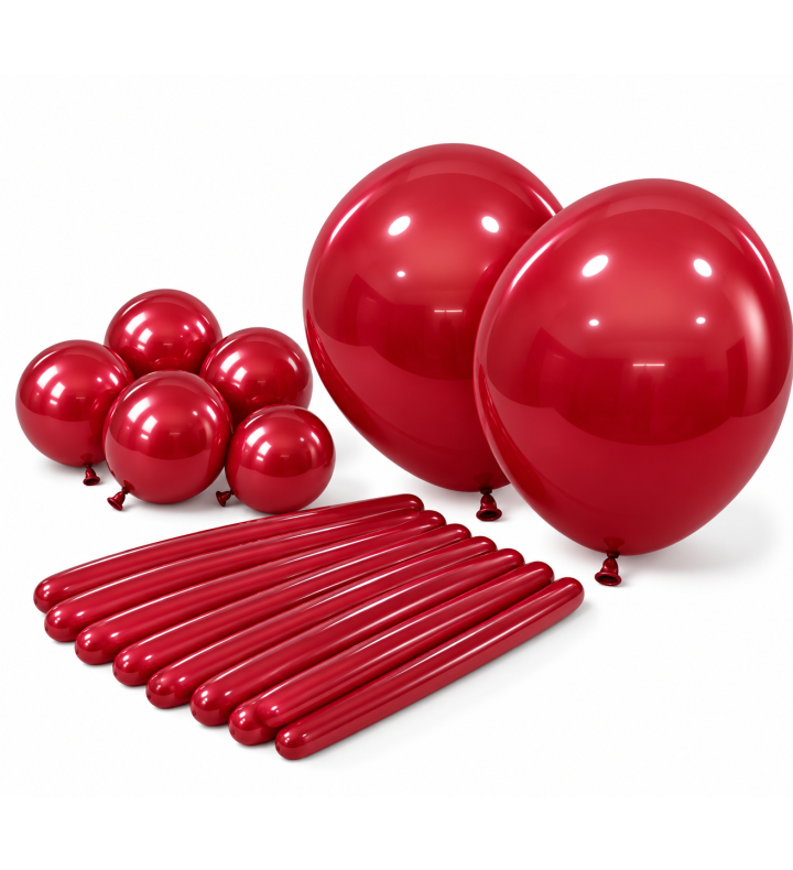 Sempertex Imperial Red 016 All Sizes Latex Balloons