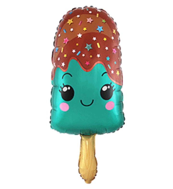 Mini Ice Lolly Turquoise Foil Balloon