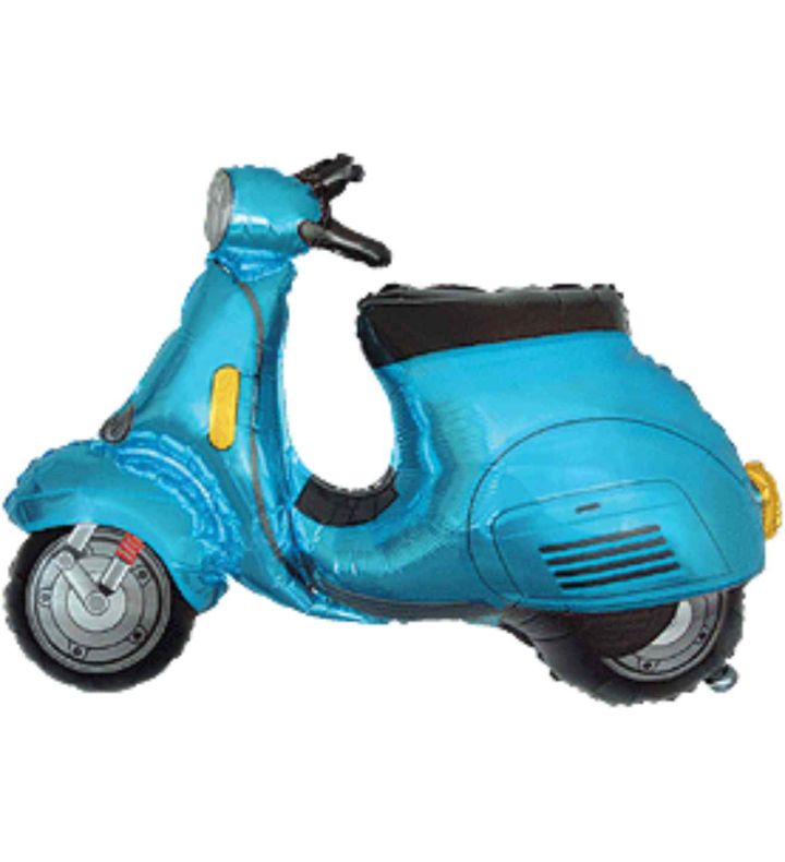 29" x 38" Flexmetal Scooter Blue Supershape