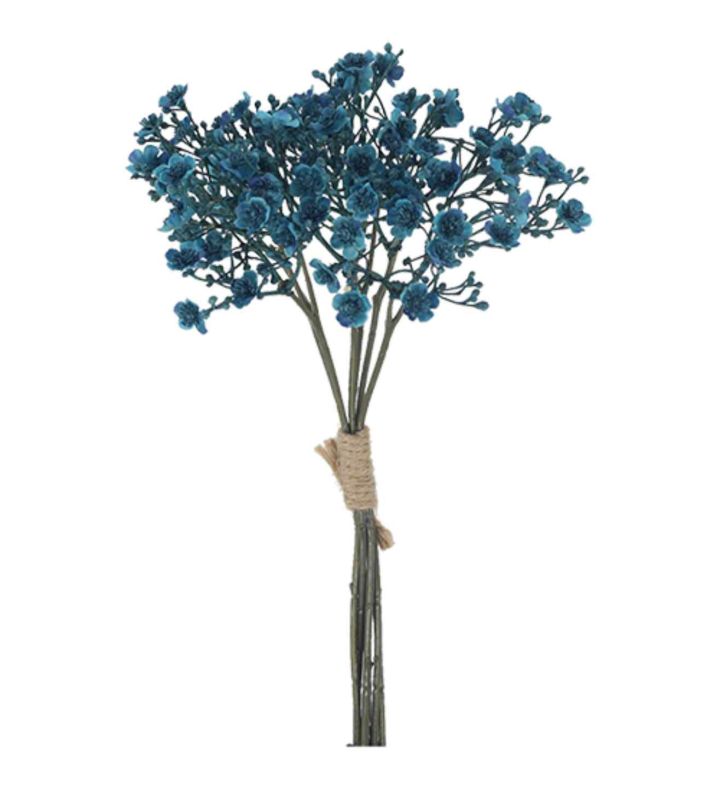 29cm Gyp Bunch Dry Colour Teal