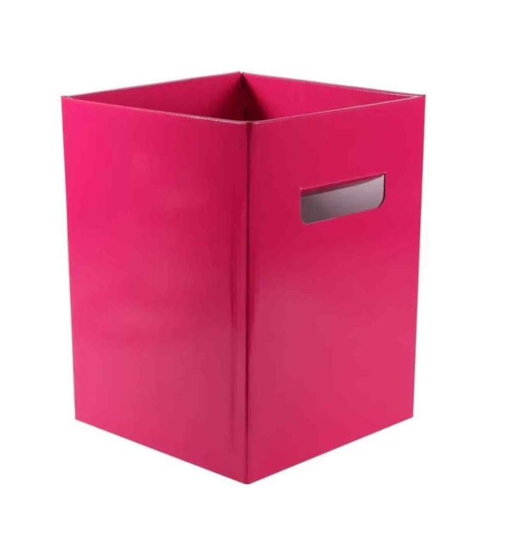 Flower Box Pearlised Hot Pink 18cm x 18cm 10pc