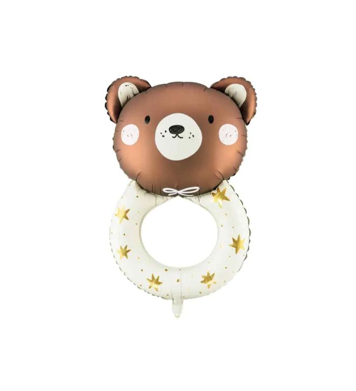 18 x 26" Party Deco Foil Balloon Teddy Rattle