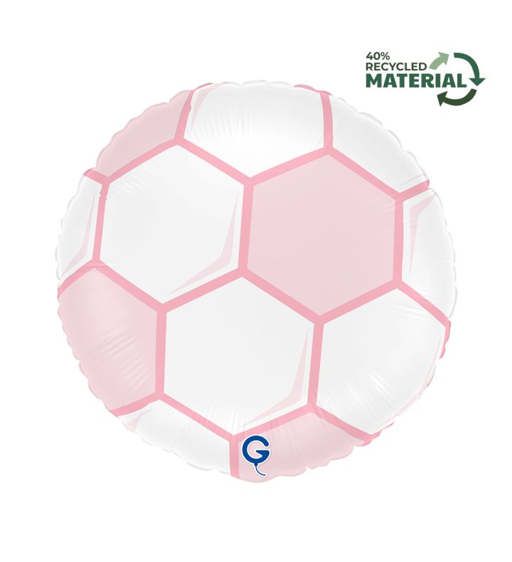18" Football Pink Grabo Foil Balloon