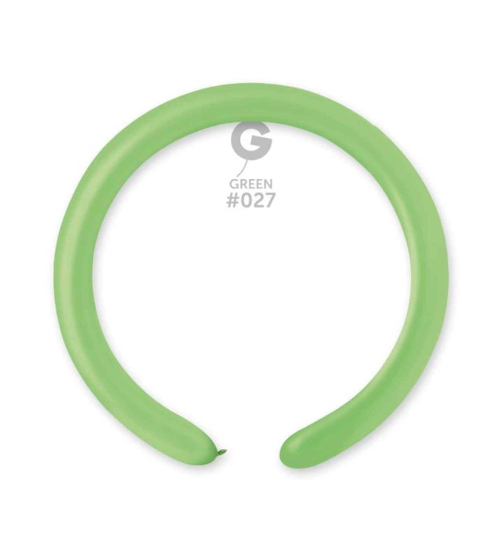 3" Gemar Light Green Modelling Balloon 50ct