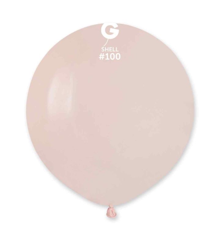 19" Gemar Shell 100 Latex Balloon 25ct