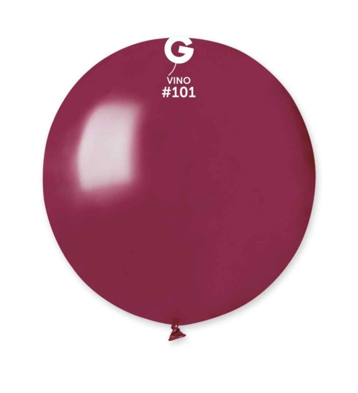 19" Gemar Vino 101 Latex Balloons 25ct