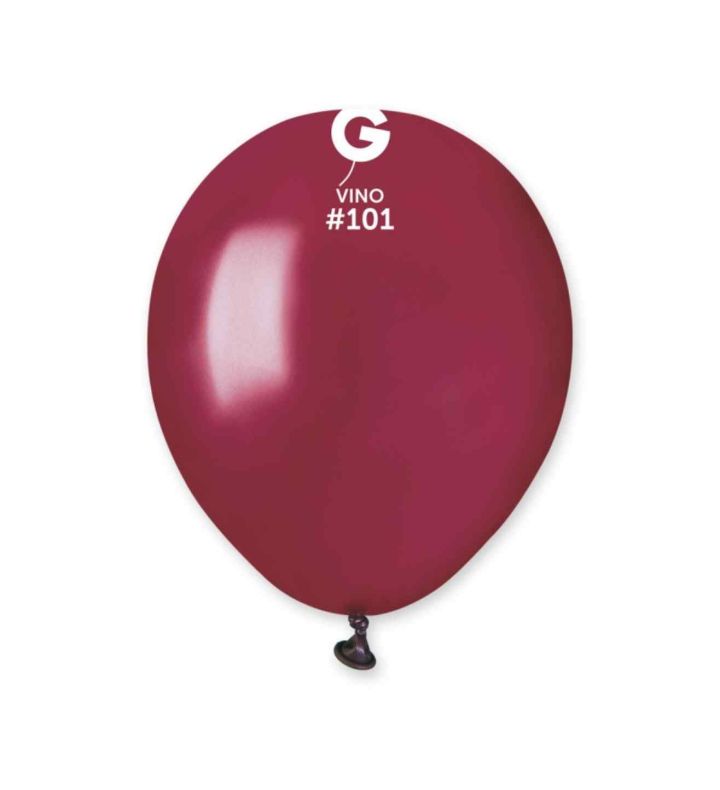 5" Gemar Vino 101 Latex Balloons 50ct