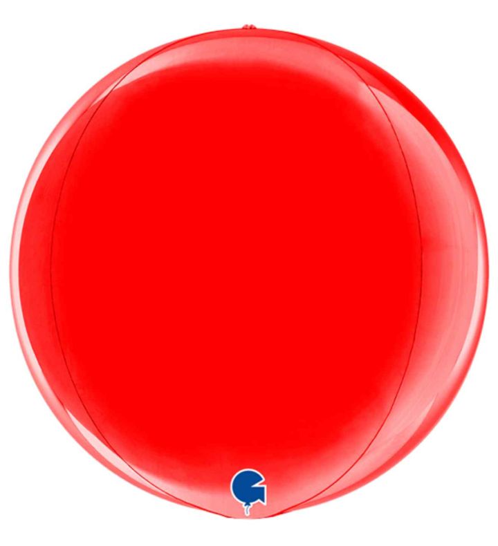 15" Grabo Red Orbz Globe