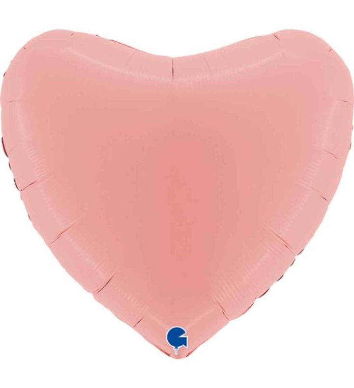 36" Grabo Matte Pink Heart