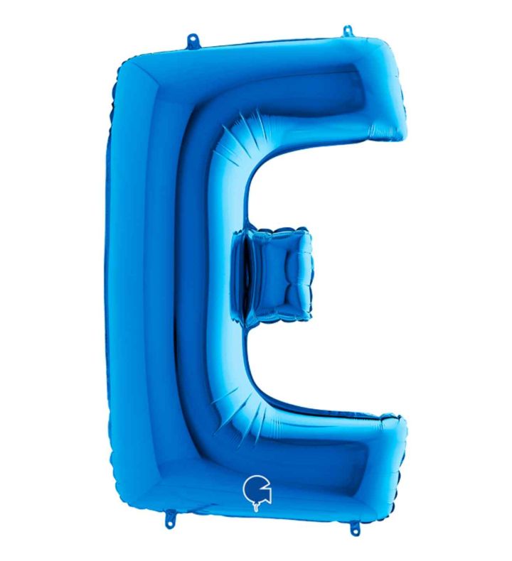 40" Grabo Blue Letter E