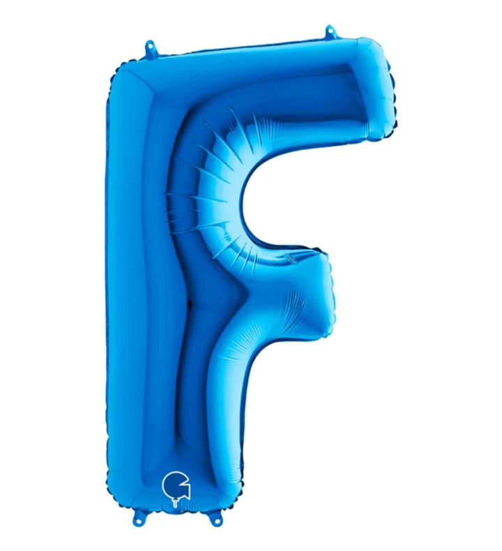 40" Grabo Blue Letter F