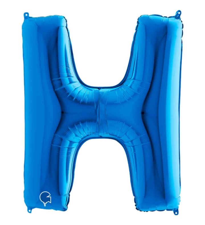 40" Grabo Blue Letter H