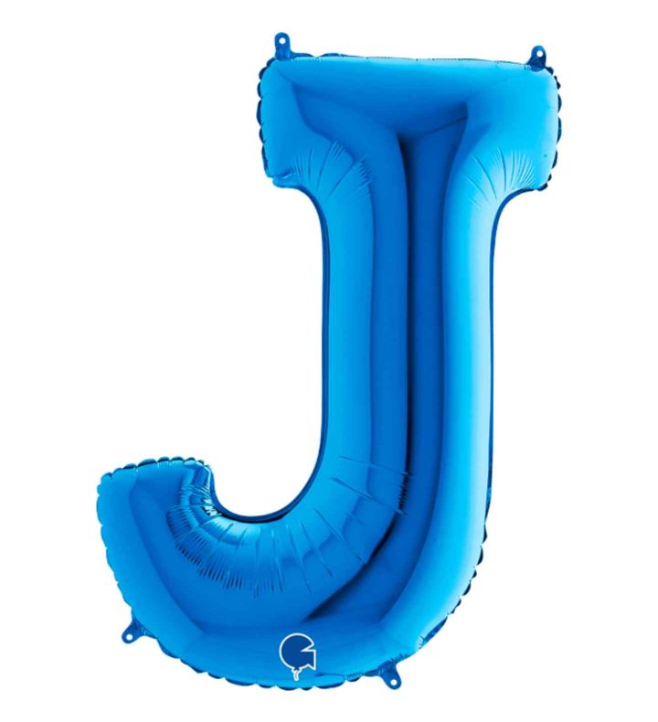 40" Grabo Blue Letter J