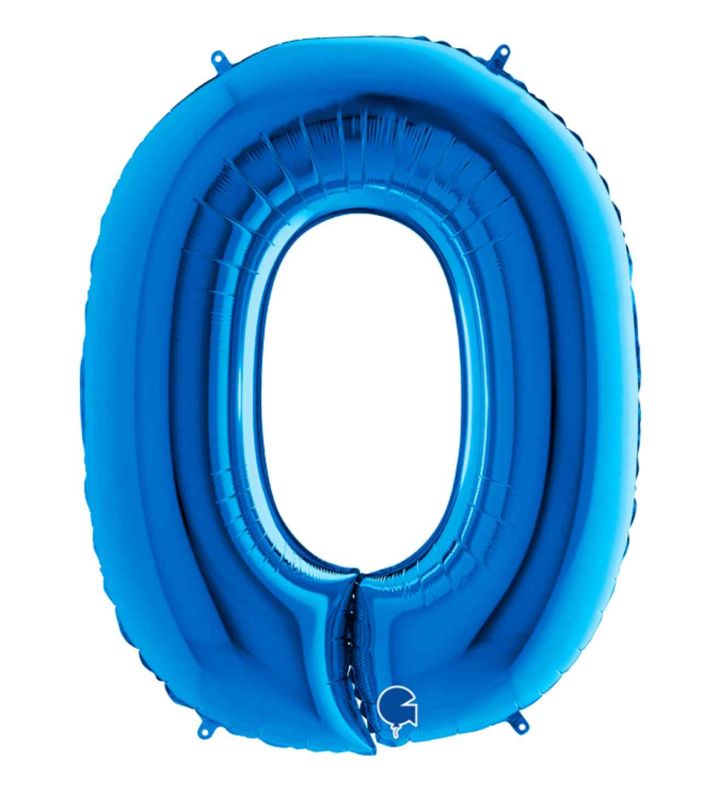 40" Grabo Blue Letter O
