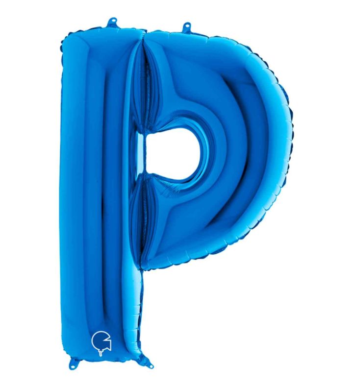 40" Grabo Blue Letter P