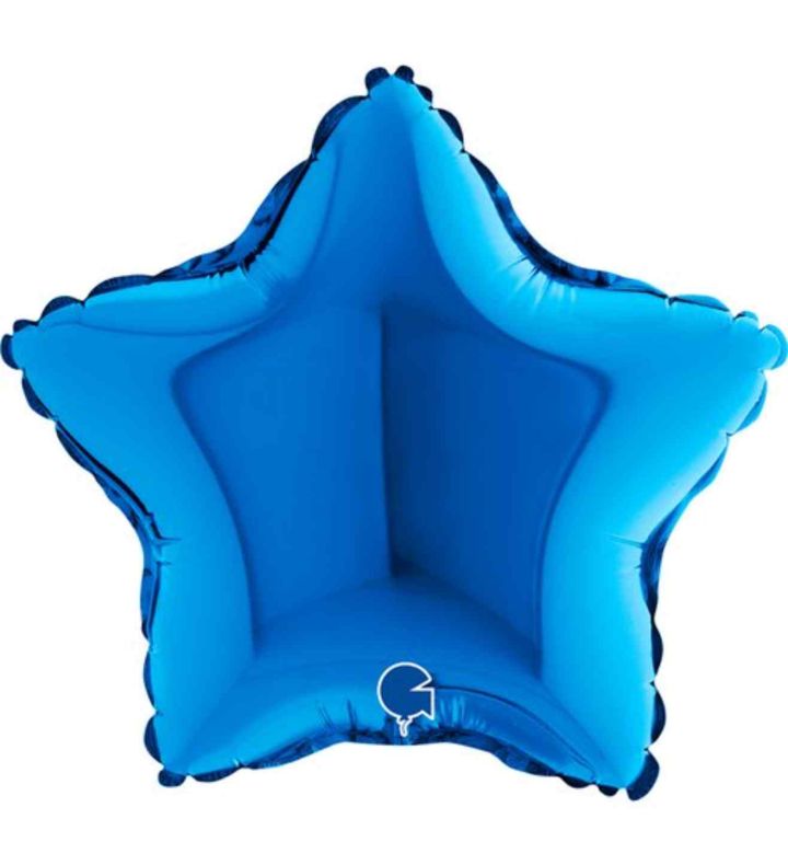 9" Grabo Star Blue Foil