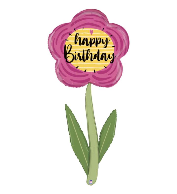 60" Betallic Fresh Picks B-Day Flower
