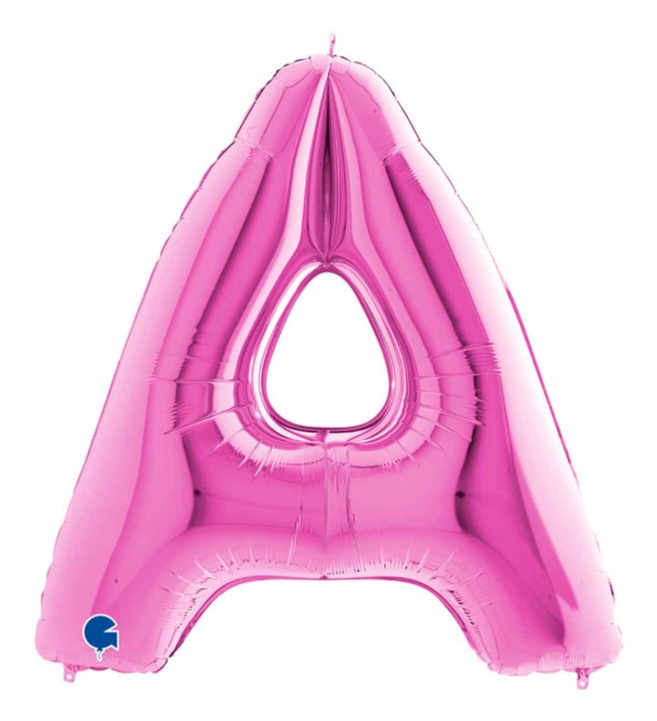 40" Grabo Fuxia Letter A