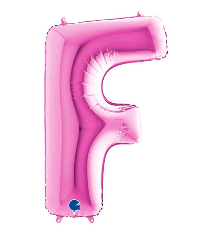 40" Grabo Fuxia Letter F