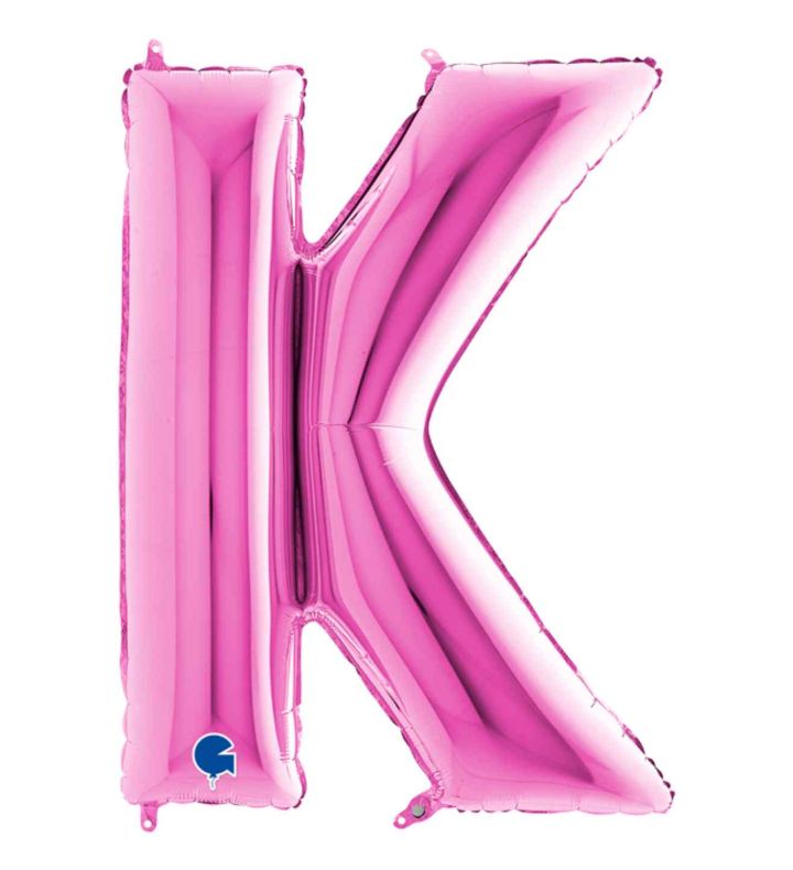 40" Grabo Fuxia Letter K