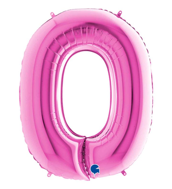 40" Grabo Fuxia Letter O