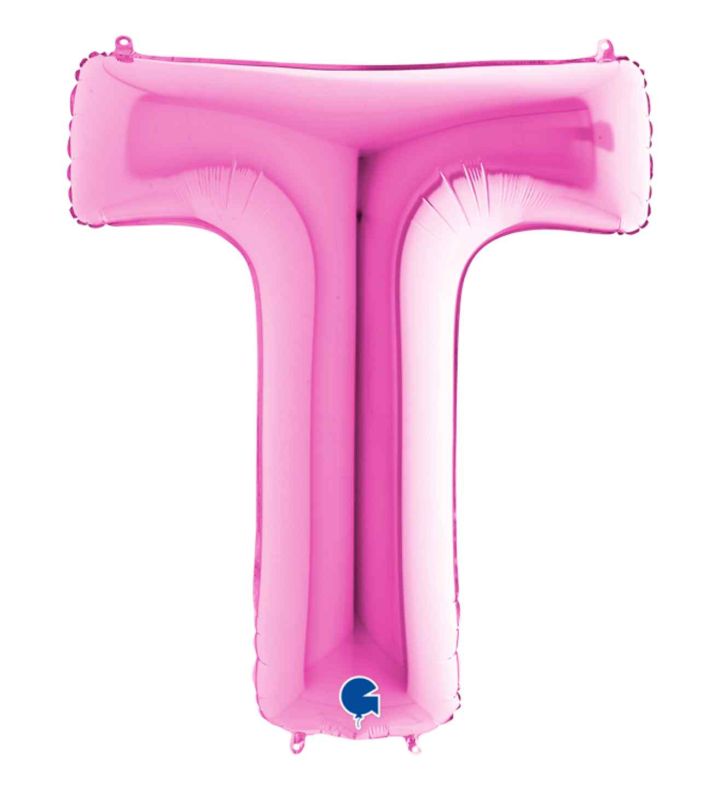 40" Grabo Fuxia Letter T