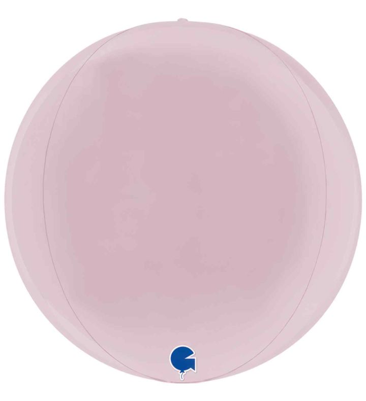 15" Grabo Pastel Pink Globe Unpackaged