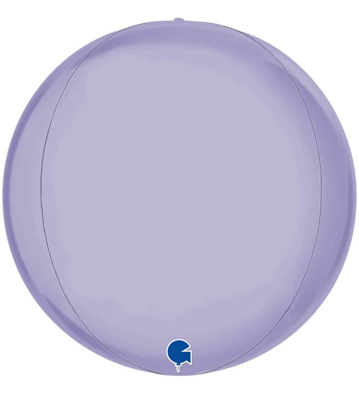 15" Grabo Satin Lilac Globe Unpackaged