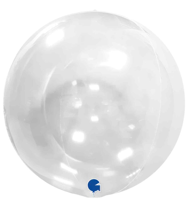15" Grabo Transparent Globe Unpackaged - No Valve